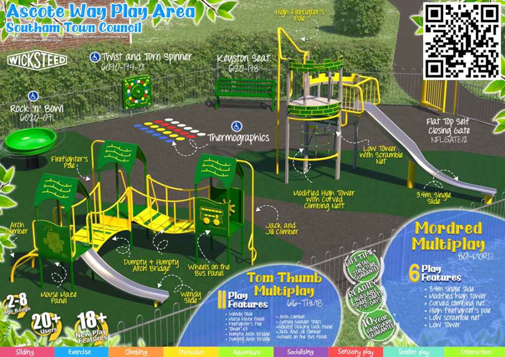 Southam Town Council Play Area Development 2024 – Ascote Way – Southam ...
